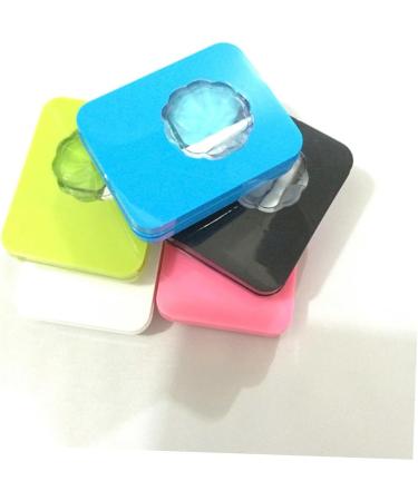 Lurrose Oval Foundation Brush Set & Colored Contact Lens Storage Case 5pcs Care Box for International Shipping - Buy Online on GoSupps.com