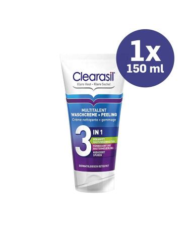 Clearasil Multitalent Wash Cream & Peeling 150ml - Best Acne Treatment for Clear Skin | Fast International Shipping - Buy Online on GoSupps.com