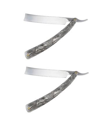 Beavorty 2 STK Manual Razor old razor wet razor for men hair razor for men's haircut Face rasier face beard razor manual bare turf manual manual