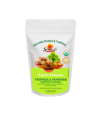 Organic Triphala Powder 200g/NPN 80090904/ Amalaki - Phyllanthus Emblica Bibhitaki - Terminalia Bellirica Haritaki - Terminalia Chebula