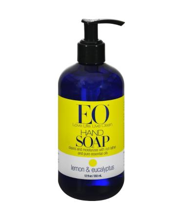 EO Soap Liquid Lemon Eucalyptus 12 Fl Oz