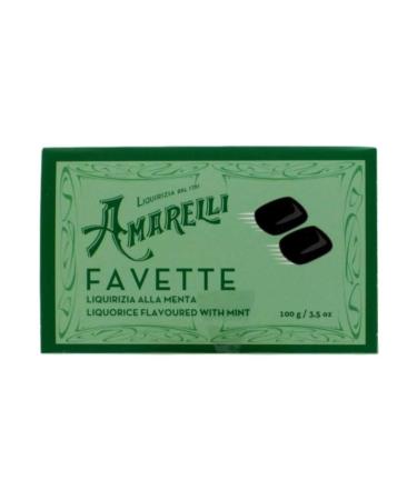 Amarelli R glisse - Favette - R glisse La Menthe - 100 gr Menthe 100 g (Lot de 1)