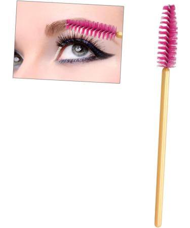 KALLORY 50 Pcs Colored Mascara Lash Bonder Mascara Black Eyelash Mascara Brush Eyelash Brush Stick Make up 50 Pcs Rose - Buy Online on GoSupps.com
