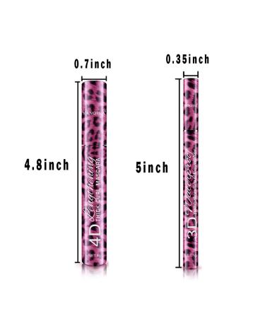 Linble 4D Black Waterproof Hypoallergenic Mascara for Eye Lengthening - Women and Girls Makeup Kit - Buy Online on GoSupps.com