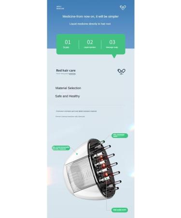 Qtynudy Vibrating Scalp Applicator & Hair Massager - Liquid Comb for Relaxation & Growth | International Shipping Available - Buy Online on GoSupps.com
