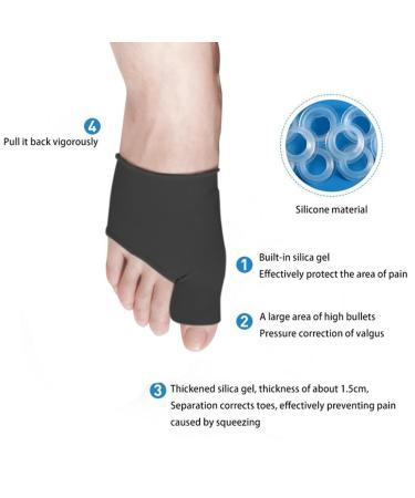 Hallux Valgus Correction Splint with Shock Absorber & Toe Splitter - Bunion Corrector & Ball of Foot Pad for Pain Relief - International Shipping Available - Buy Online on GoSupps.com