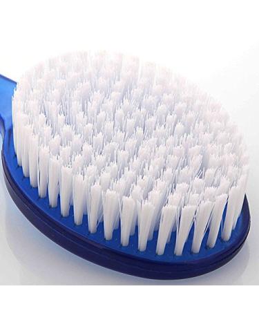 Kosmetex Colored Bath Brush - Hygienic Transparent Plastic Sauna Brush with Long Handle - Red - Buy Online on GoSupps.com