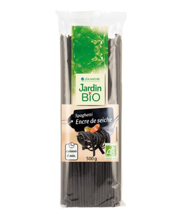 Jardin BiO tic - Spaghetti with squid ink - organic - Salty - AB certified - 500g bag