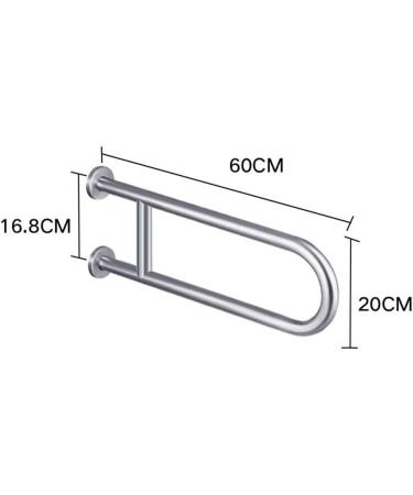 Bathroom Grab Bar Safety Support Rail Shower Grab Bar Silver Stainless Steel Bathroom Handrail Safety Hand Support Toilet Non Skid G - Buy Online on GoSupps.com