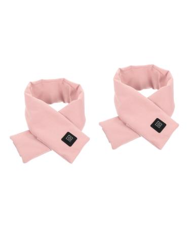 Lurrose 2 pcs heating scarf heated scarf heated neck winter warm scarves smart warm scarf for the winter of intelligent warm scarf heating collar plush -friendly fabric