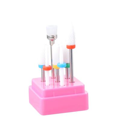 Healeved 1 Set Nail Drill Bits Nail Art Tools Nail Tools Nail Gel Polish Nail Bit Diamond Tipped Drill Bit Nail Drill Tool Nail Grinding Head Manicure Drill Bits Acrylic Ceramics