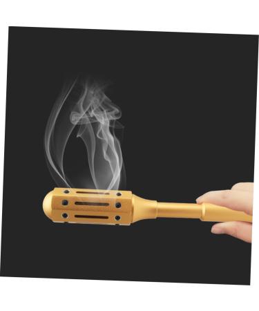 Ultechnovo Smoke-Free Moxa Sticks - Portable Moxibustion & Acupressure Massage Tools | 2 PCS Golden Moxa-Sticks (21.9x1.9cm) for Meridian Therapy - Buy Online on GoSupps.com