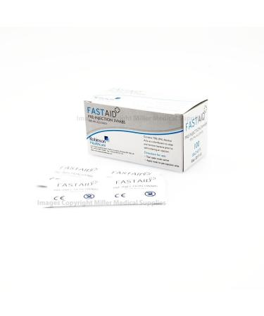 Fast Aid Pre-Injection Swab 70% IPA Alcohol 100's X 12