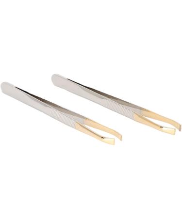 Professional Tweezers for Facial Hair Women and Men Professional Hair Removal Tweezers Kit Eyebrow Tweezers Precision Tweezers for Women Eyebrows Facial Hair (2 Pieces) - Buy Online on GoSupps.com