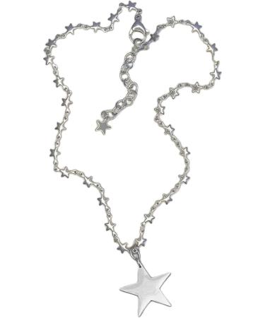 Fashionable Vintage-style Pentastar Keybone Chain Necklace | Versatile Choker Jewelry for Women | Stainless Steel Oralgos - Buy Online on GoSupps.com