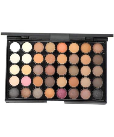 FOMIYES 2pcs 40 Makeup Palette Eyeshadow Matt Eyeshadow Powder Eyeshadow Pallet Eye Shadow Matte Tray - Buy Online on GoSupps.com