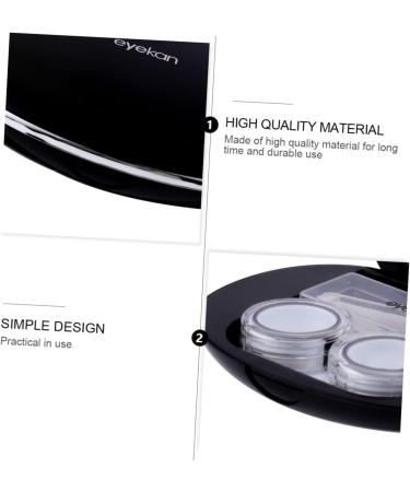 Solustre 2er Box - Cute Mini Contact Lens Holder Travel Case for Colored & Invisible Lenses - Buy Online on GoSupps.com