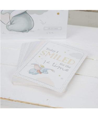 Disney Baby Dumbo Elephant Photo Album & Milestone Card Set | Keepsake Photo Album for Babies | Official Disney Baby Product - Buy Online on GoSupps.com
