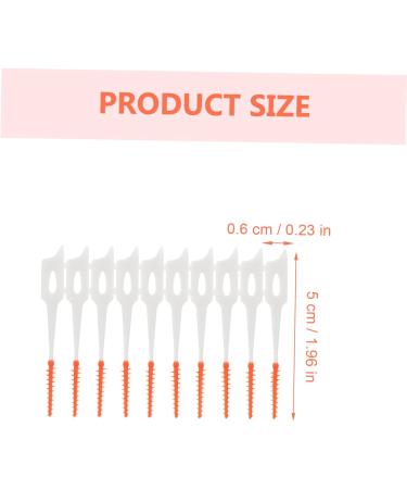 Beaupretty 400 STK Interdental Brushes - Dental Tooth Cleaning Tools for Braces - Portable Oral Care | Orange (5 Pack) - Buy Online on GoSupps.com