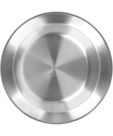 Bisgear Camping Stainless Steel 8.5 Kitchen Dinner Plate (Pack of 4) - BPA Free Outdoor Dinnerware Set for Backpacking, Picnic & BBQ - Buy Online on GoSupps.com