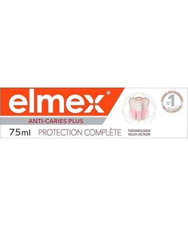 ELMEX ELMEX - Elmex Anti-Cavity Plus Complete Care Toothpaste - Remineralizes Enamel - Protects sensitive teeth and gum irritation - 75 ml