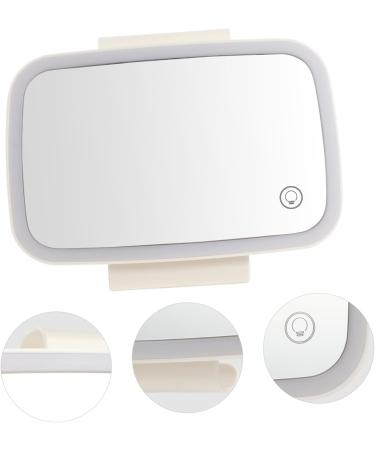 Beaupretty 1Pc car vanity mirror visor mirror automobile sun visor vanity mirror travel make up mirror car interior rearview mirror aluminum mirror Miss white clip-on mirror chargeable - Buy Online on GoSupps.com