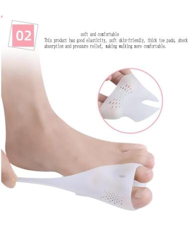 DEAVER Split Toe Big Bone Orthosis Bunion Correctors Gel Care Straightener Protectors - 1 Pair - Buy Online on GoSupps.com