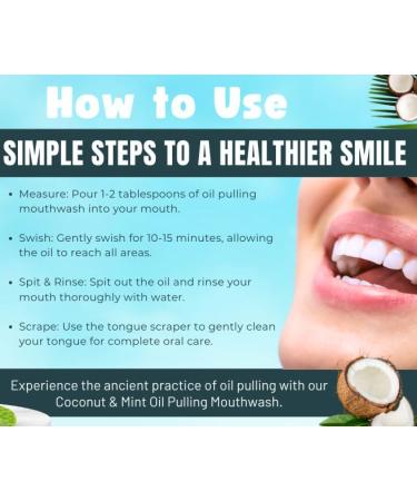 Aloe Vera Gel & Coconut Oil Pulling Mouthwash Bundle | 100% Pure Aloe Vera for Skin Face & Hair Hydration + Alcohol-Free Coconut Oil Mouthwash for Fresh Breath & Oral Care (7.76 oz + 6.7 fl. oz) - Buy Online on GoSupps.com