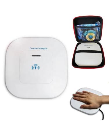 Quantum Analyzer Quantum Weak Magnetic Field Resonance Portable Health Body Scanner with Storage Bag Multifunctional Subhealth Body Detector for Homes Beauty Salons Clinics