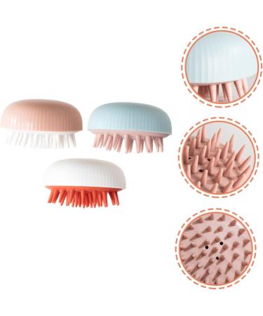Magiclulu 3-Piece Shampoo Brush Set | Dual Use Hair Massager & Cleaning Comb for Scalp Care | International Shipping Available - Buy Online on GoSupps.com