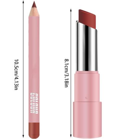  G n rique Moisturizing Lip Balm with Lip Liner Pencil Brightening Non-Sticky Set for Women Ideal for Travel Business School Home Purse Makeup Kits - Buy Online on GoSupps.com
