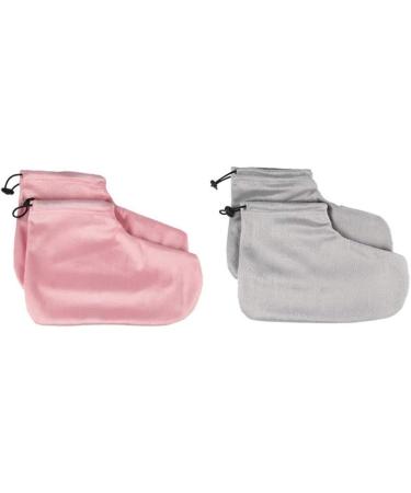 CALLARON 2 Pairs Gloves Heated Glives Parrafin Wax for Hands Paraffin Pedicure Mittens Kids Paraffin Treatments Warm Mittens Paraffin Wax Warmer Kit Nail Tech Accessories Foot Bag Manicure Pink - Buy Online on GoSupps.com