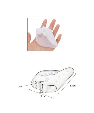 HEALLILY Silicone Toe Spacers - 2 Pairs - Buy Online on GoSupps.com