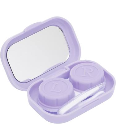 Buy Jeozbm Portable Contact Lens Container Set | 6cm Violet Storage & Remover Tool - Ideal for Everyday Use - International Shipping Available - Buy Online on GoSupps.com