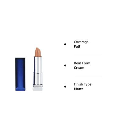 Maybelline New York Color Sensational Nude Thrill Matte Lipstick - 0.15 Ounce - Buy Online on GoSupps.com