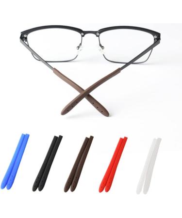 FOMIYES 10 Pairs Eyeglasses Accessories - Non-Slip Silicone Ear Grips & Hip Pads for Men & Women - Buy Online on GoSupps.com