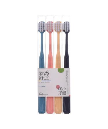 Soft toothbrushes for sensitive gums soft bristles for adults sensitive teeth soft toothbrush travel care portable toothbrush set soft bristles 4 pieces others
