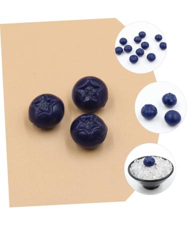 OUNONA 100 Pcs Simulation Blueberry Miniature Blueberry Photography Props Fruit Shop Simulated Fruit Adornment Diy Phone Case Charm Faux Blueberry Christmas Cream Resin Jewelry - Buy Online on GoSupps.com