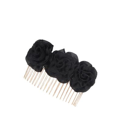 Housoutil Wedding Hair Accessories Hair Clip Wedding Decor Hair Pin Bridal Flower Clip Cloth Flower Hairpin Bridal Barrette Decorate Hair Comb Makeup Bride The Flowers