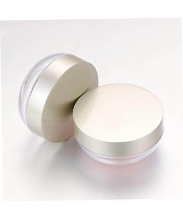 Beavorty Cosmetic Case 2pcs loose powder containers Portable powder container Elastic mesh powder 8.4*4.3*1cmx2pcs Silverx2pcs - Buy Online on GoSupps.com