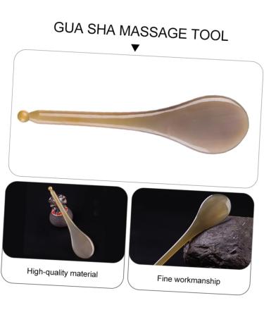 Beaupretty 2 pcs Yak Skull Gua Sha Massage Board - Facial & Body Scraping Plate Massager | Premium Ox Horn 13x3.5cm | International Shipping - Buy Online on GoSupps.com