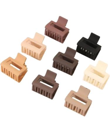 New 2025 Korean Solid Hair Clips For Women Matte Frosted Small Hair Claws Headwear Hairpin Crab Barrette New For Fashion Hair Accessories Jewelry Fashion Accessories Creative Gift - Buy Online on GoSupps.com