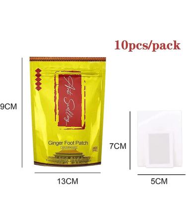 Anti Swelling Ginger Foot Patch - Herbal Detox Pads for Sleep & Fitness (30PCS) | Organic Ginger Foot Patches for Detoxification - Buy Online on GoSupps.com