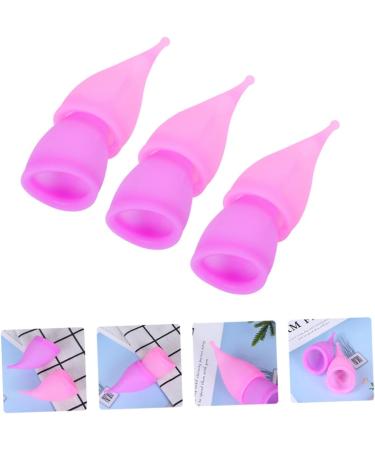 Buy Healvian 18 STK Silicone Period Cups - Reusable Hygiene Cups for Women | Medical-Grade Purple Cups | Miss Fr ulein Peel Gel Included - Buy Online on GoSupps.com