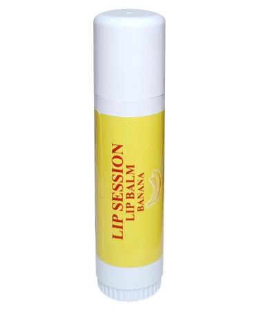 Lip Session Lip Balm Big Sticks Assorted Flavors Vanilla (Original) Strawberry & Banana - 3 Pack - 0.5 Oz. Each - With Vitamin E & Cocoa Butter - Moisturizes & Soothes Dry Cracked or Chapped Lips - Buy Online on GoSupps.com