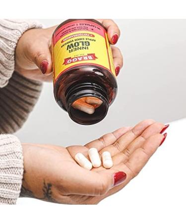 Bragg Original Apple Cider Vinegar Capsules with Vitamin D3, Zinc & Phytoceramide - 750mg Acetic Acid - Weight Management & Skin Hydration - Non-GMO Vegan Gluten-Free - Buy Online on GoSupps.com