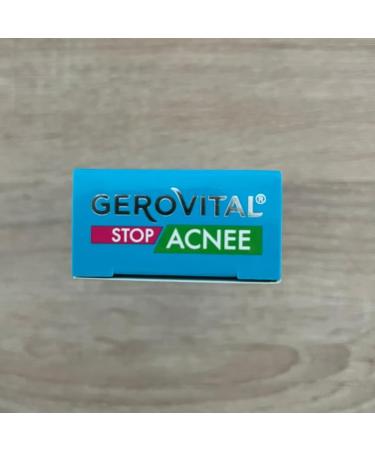 Ultra-Active Face Cream for Acne with Salicylic Acid Reduces Sebum Excess and Pimples Corrects Skin Imperfections Concentrated Formula 15 ml Gerovital Stop Acnee - Buy Online on GoSupps.com