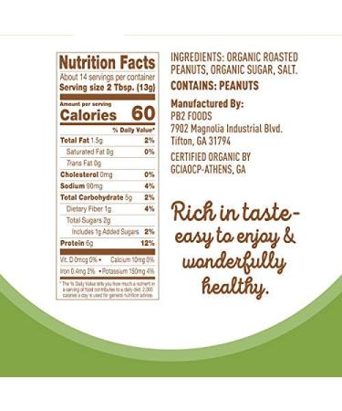 PB2 Organic Powdered Peanut Butter | 6.5 oz - Guilt-Free Nut Butter - Buy Online on GoSupps.com
