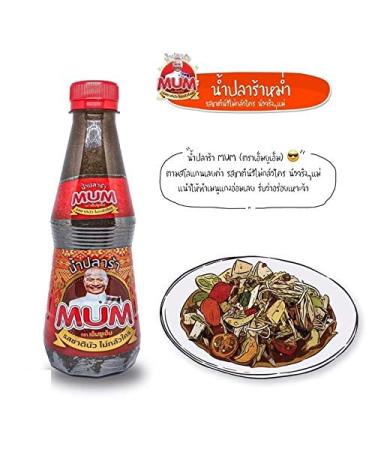 Mum Fermented Fish Sauce (Nam Pla Ra Dak Plara) 350ml (2 Pack) - Authentic Asian Papaya Salad Dressing and Seasoning from Thailand - Ships from USA - Buy Online on GoSupps.com