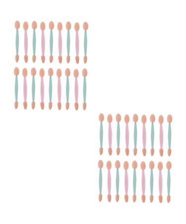 Hemoton 2 Sets Eye Shadow Brush Eye Makeup Sponge Foundation Brush for Liquid Makeup Eyebrow Brush Non Latex